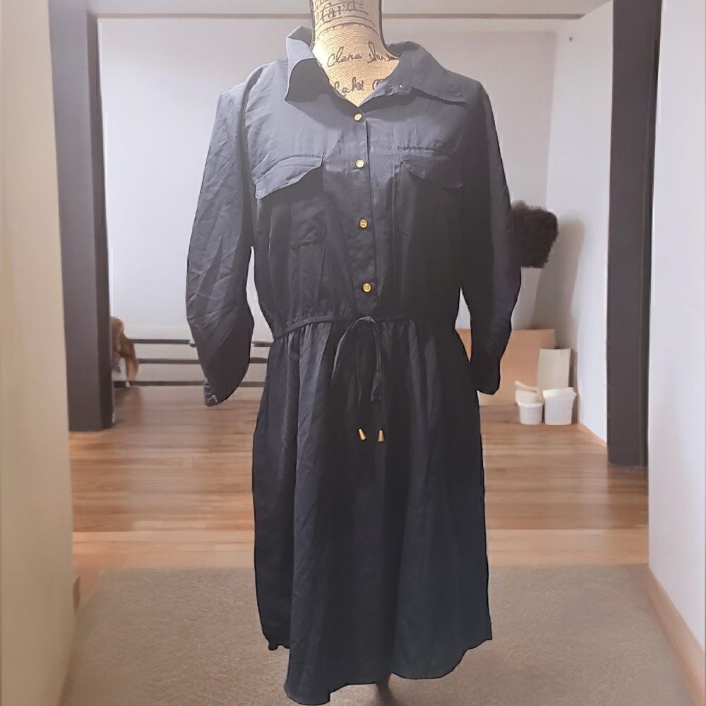 MPH Collection Navy Blue Dress Size XL NWOT